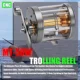 Carrete de jigging marítimo con freno baitcasting para trolling