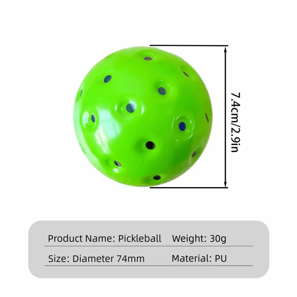 Pack multicolor de pelotas de espuma para pickleball