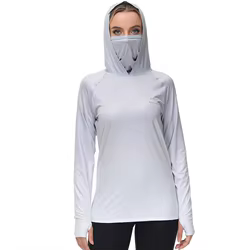 Bassdash FS23W Sudadera de pesca con capucha para mujer UPF 50+