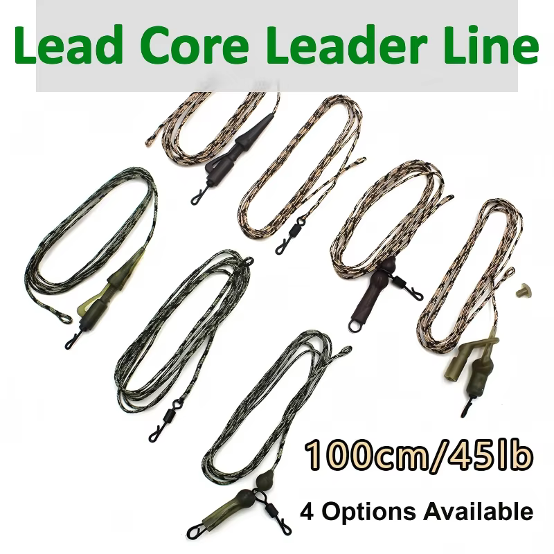 Leader Plomo para Carpa 45LB – Camuflado, Antienredos y Hundimiento Rápido - imagen 5