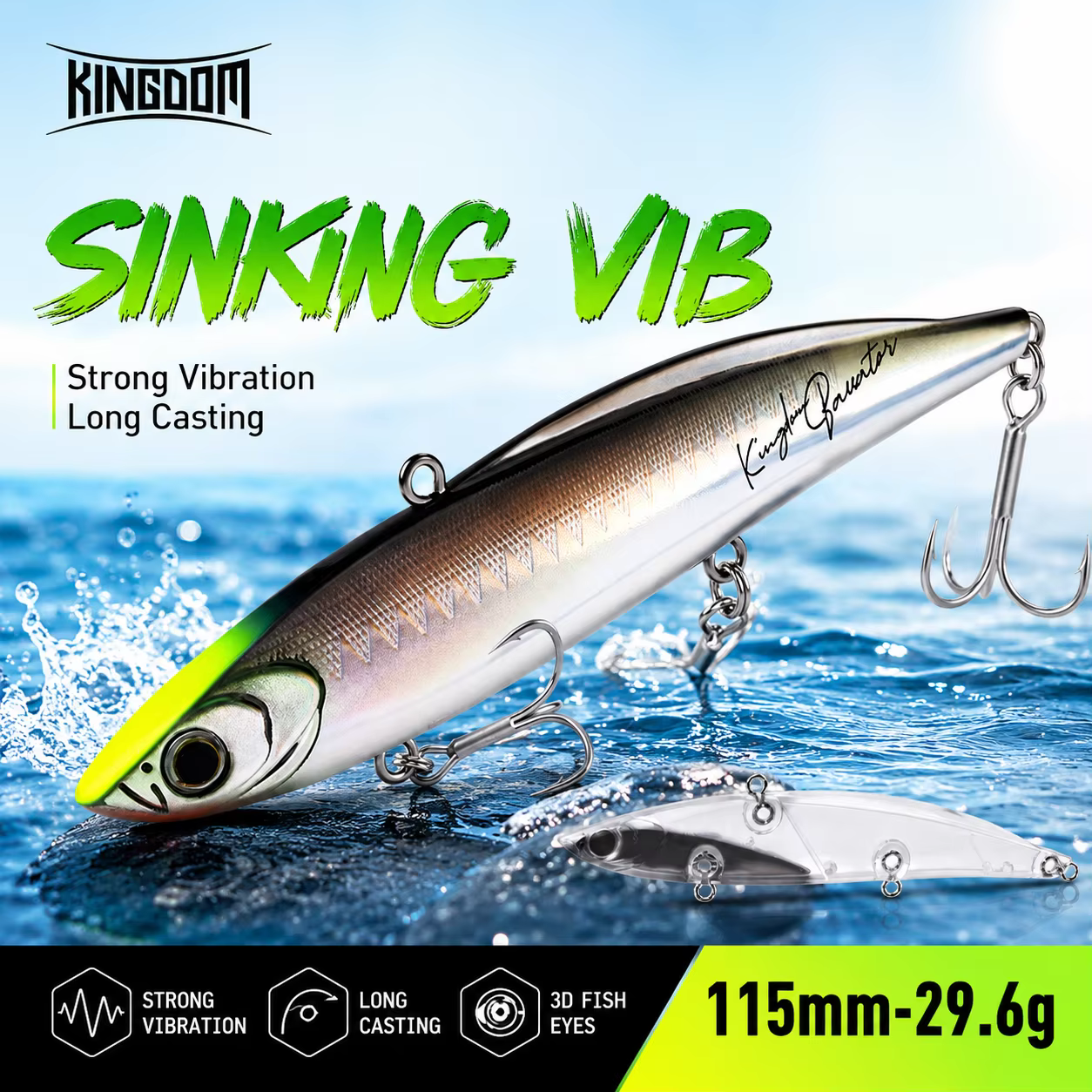 Señuelo VIB Kingdom hundimiento rápido para lubina - imagen 5