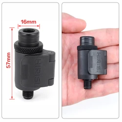 Conector cambio rápido Hirisi aluminio para alarmas de carpas