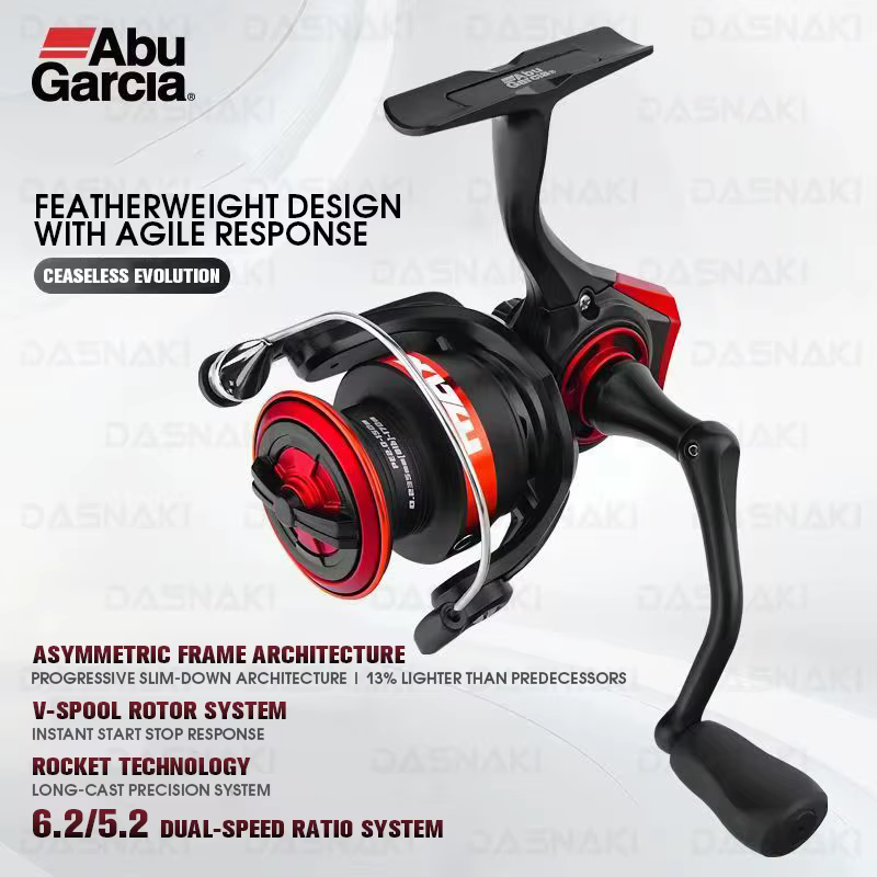 Abu García BMAX SX – Carrete de pesca giratorio de metal con cuerpo asimétrico - imagen 3