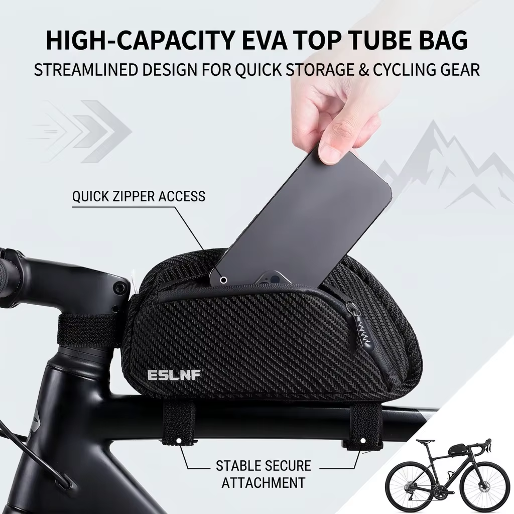 Bolsa Delantera para Bicicleta de Montaña Impermeable de EVA - imagen 5