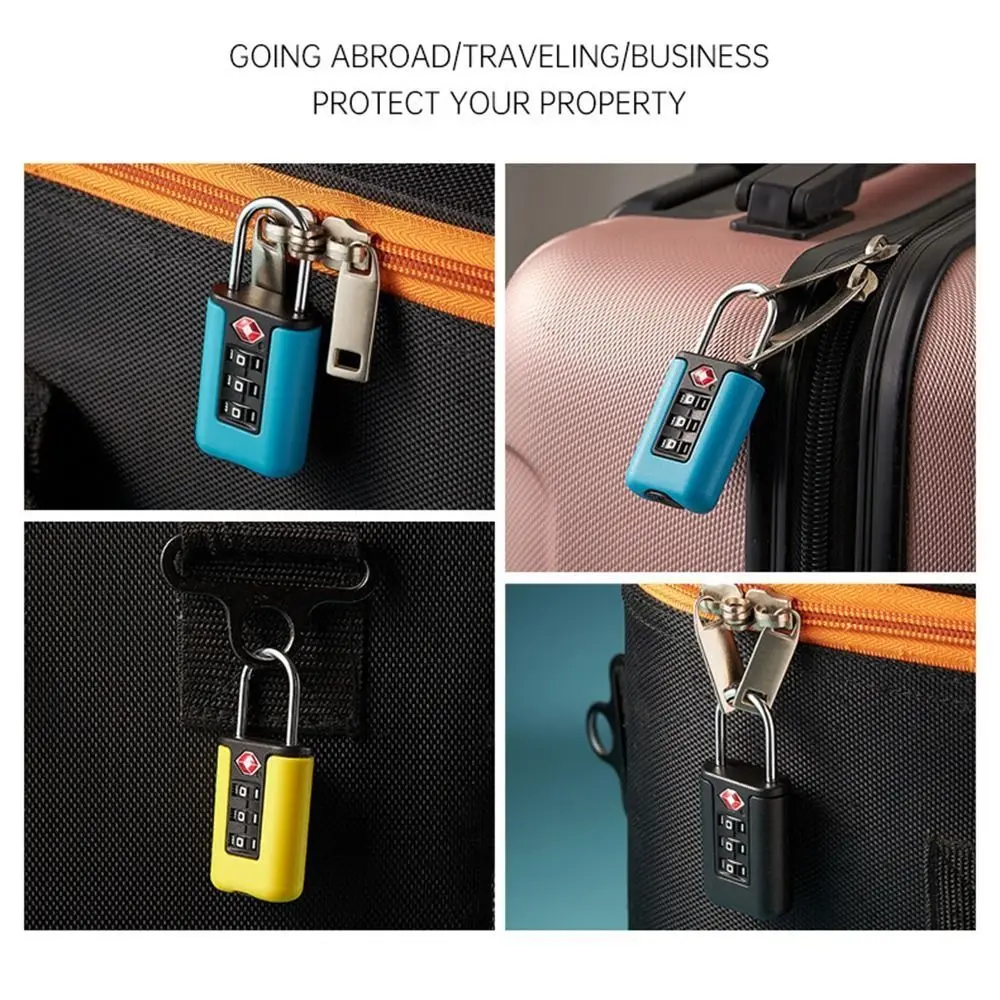 Cerradura TSA de combinación para equipaje, candado antirrobo