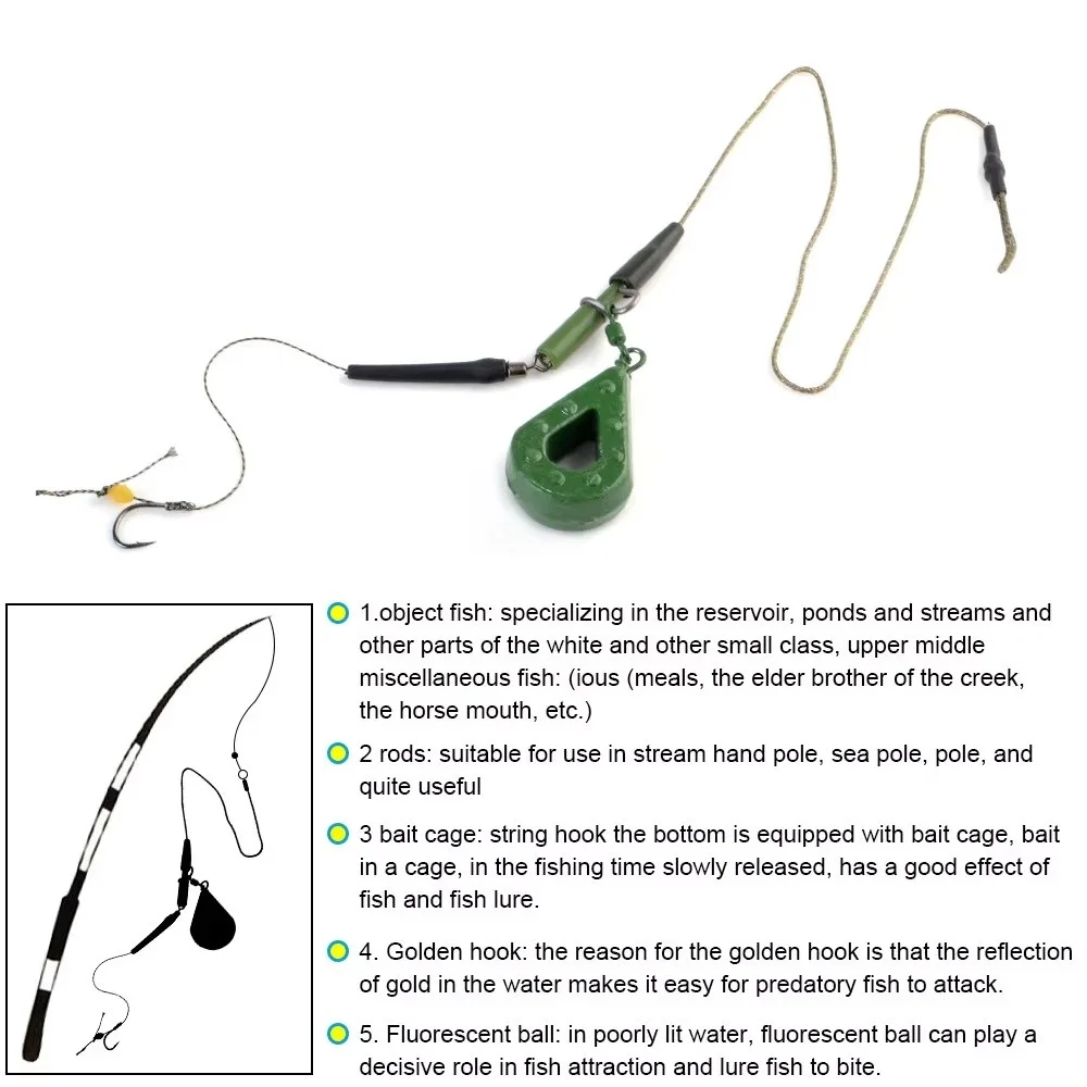 NGB Jaula Alimentadora Metal – Pesca de Carpa - imagen 3