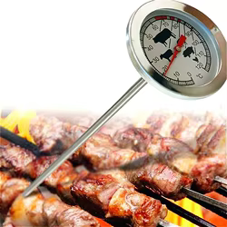 Termómetro de sonda de bolsillo de acero inoxidable para barbacoa