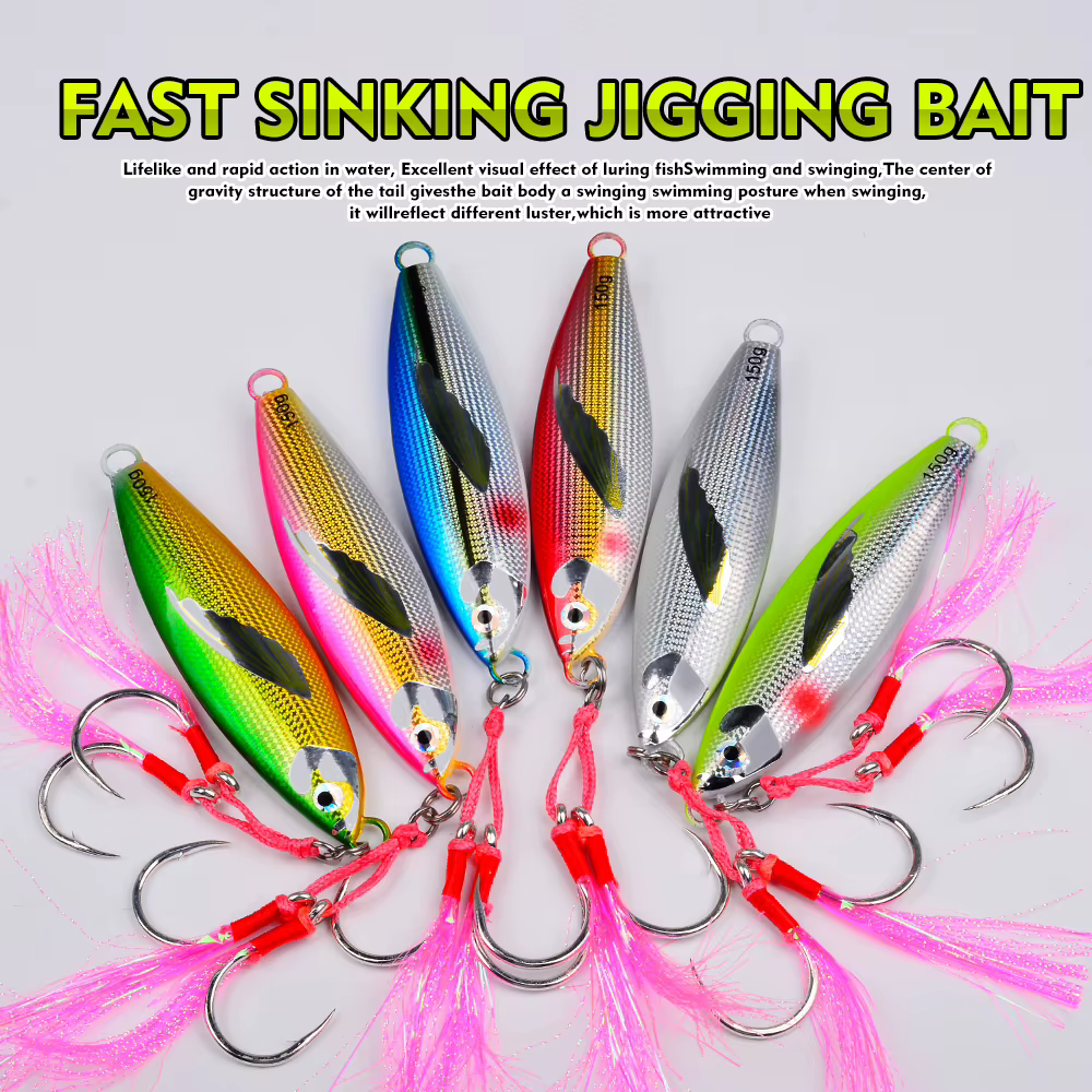 Señuelo Jigging Proberos 3D Ojo de Pez 100-150g para Lubina Salada - imagen 4
