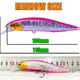 Wobbler minnow crank de alta calidad con sistema de anzuelos - imagen 4