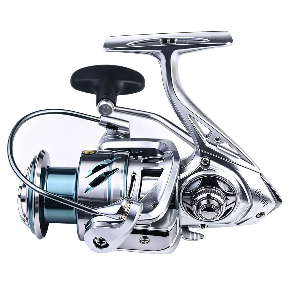 Carrete baitcasting giratorio con arrastre potente para salada y dulce - imagen 5