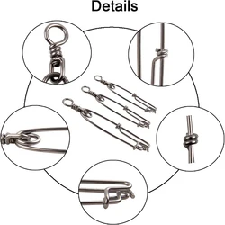 Clip Atún B.L de Acero Inoxidable con Giro Resistente