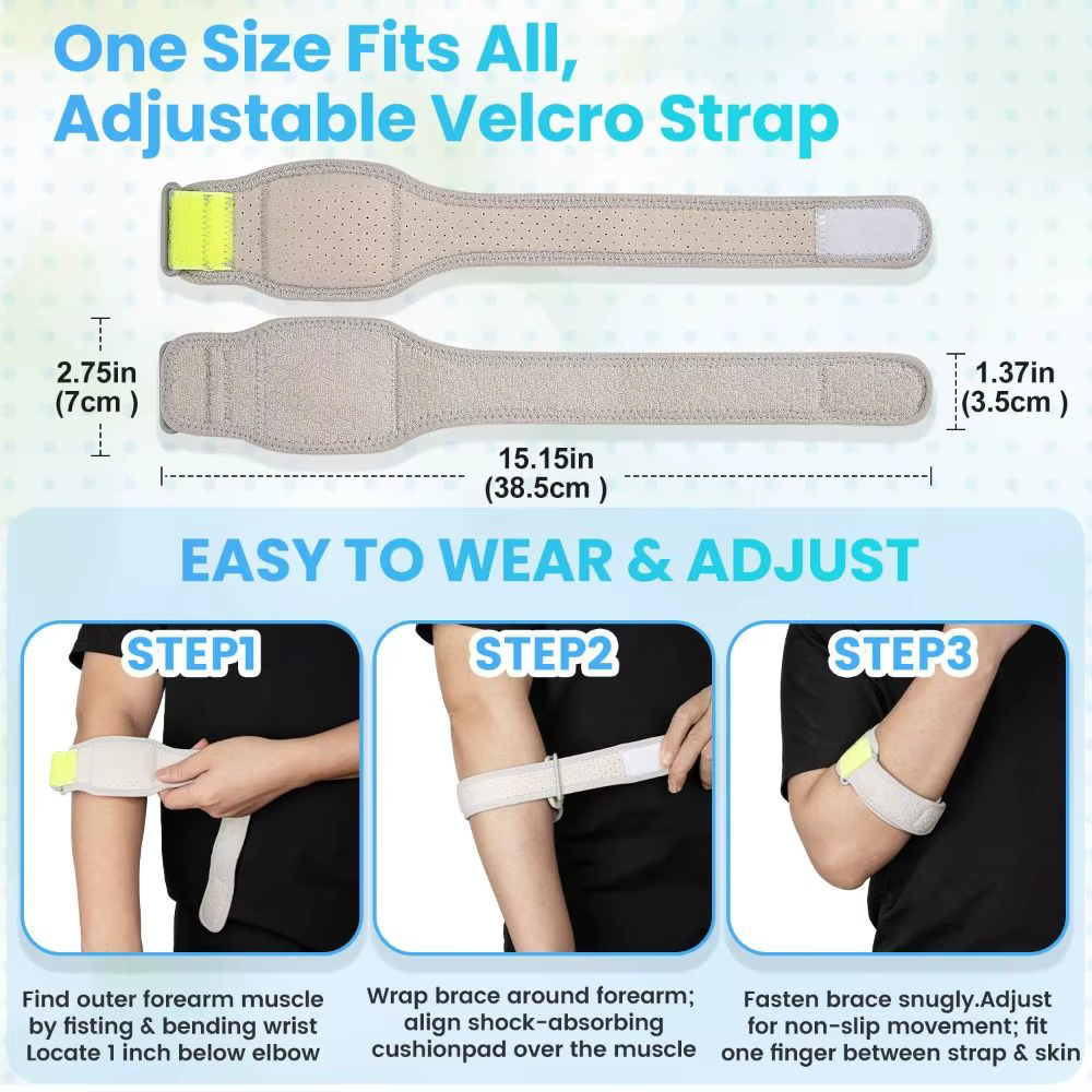 Munonera de tenis con correa ajustable – Protector universal transpirable - imagen 2