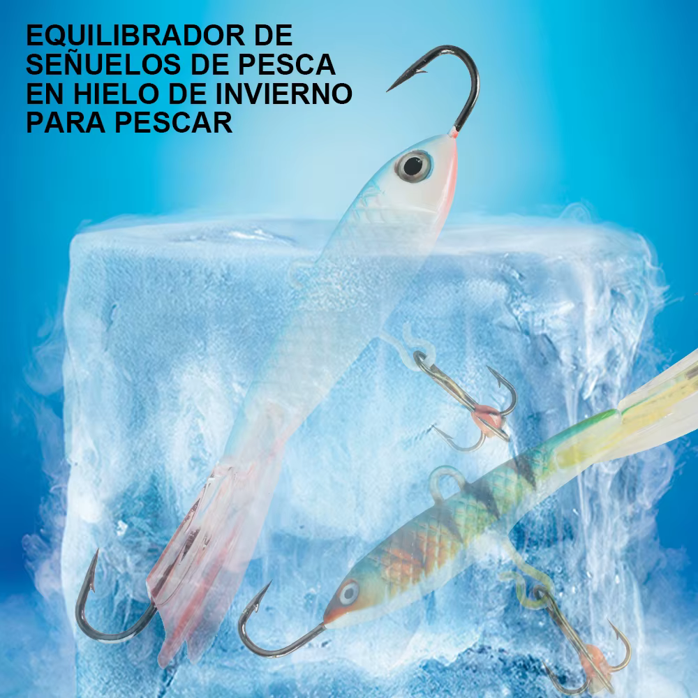 FTK Señuelo equilibrador para pesca en hielo cebo artificial duro - imagen 5