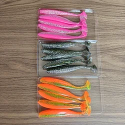 Señuelo blando de vinilo para pesca sábalo multicolor
