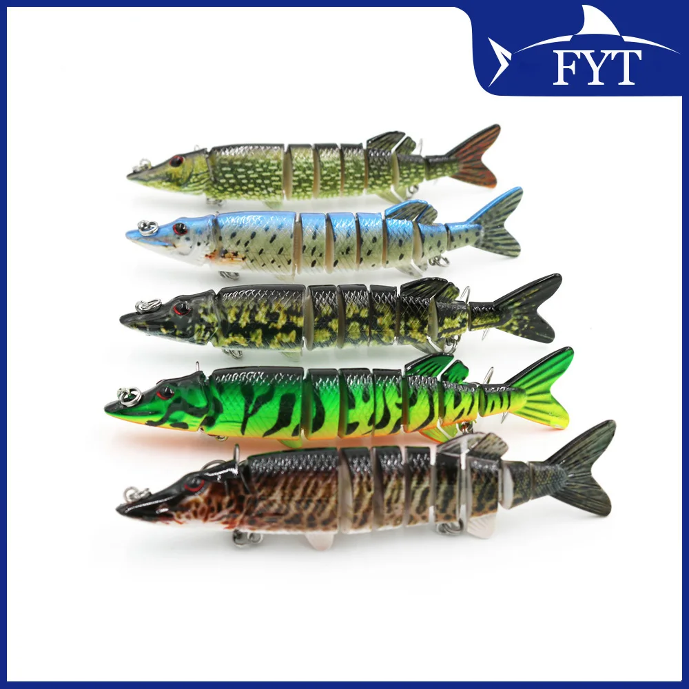 Señuelo Wobbler para Lucio Swimbait Articulado ZX801