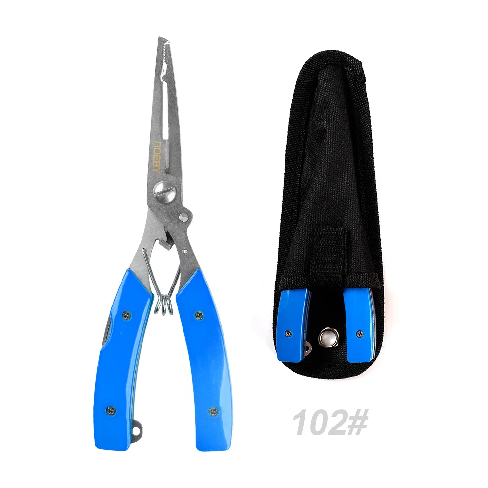 Alicates de pesca NOEBY – Acero inoxidable con removedor y cortador - imagen 5