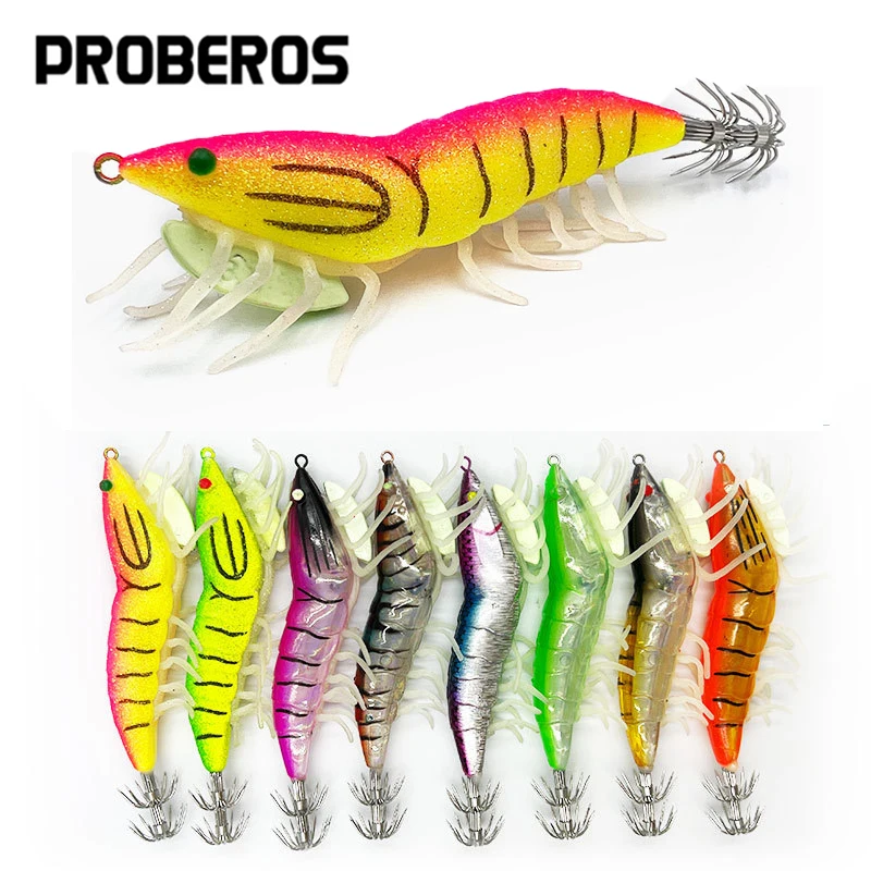 Señuelos Egi para calamar y sepia – imitaciones de camarón marino - imagen 2