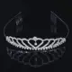 Diademas de cristal para novia y boda, corona de moda