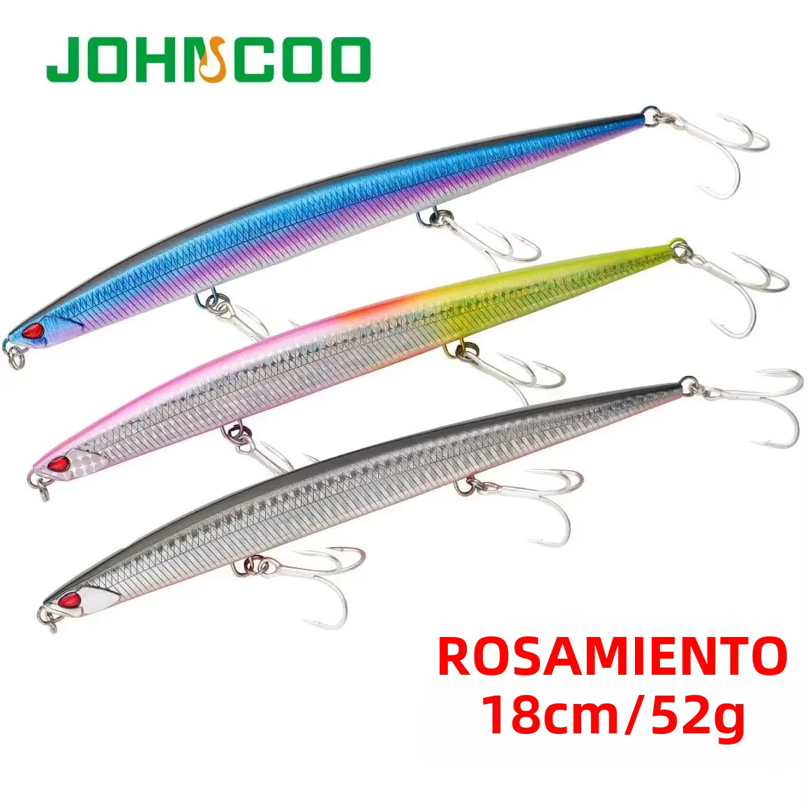 Jerkbait hundimiento pesado – Señuelo de pececillo para lubina - imagen 3