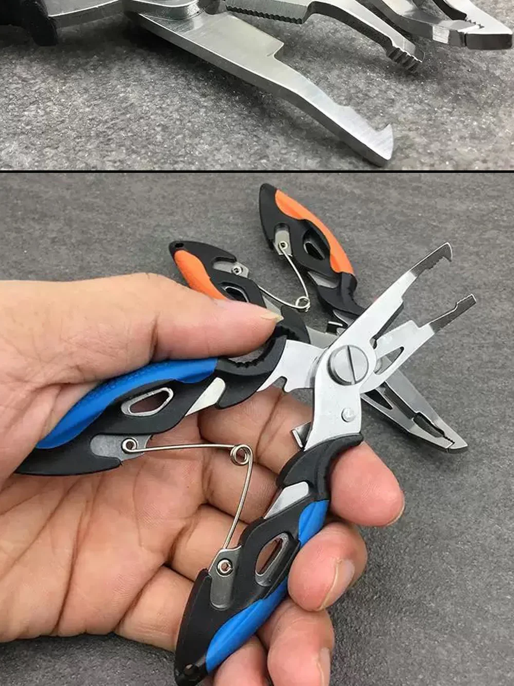 Alicates de pesca multifunción completos