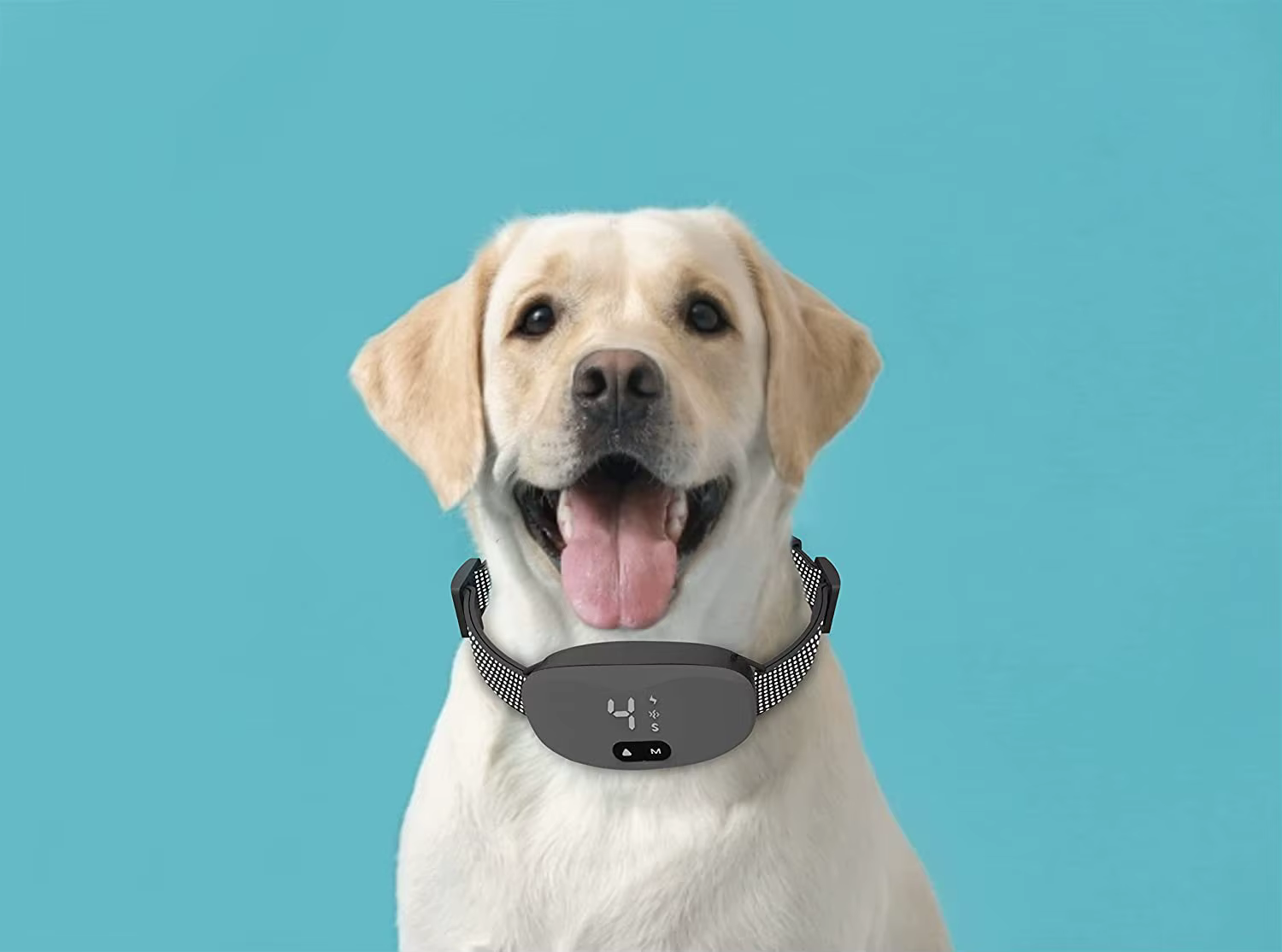 Collar antiladridos con vibración, descarga eléctrica y LED para perros - imagen 2