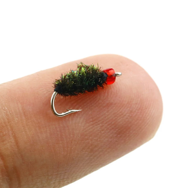 Anzuelos con mosca de acero biónico para pesca de agua dulce