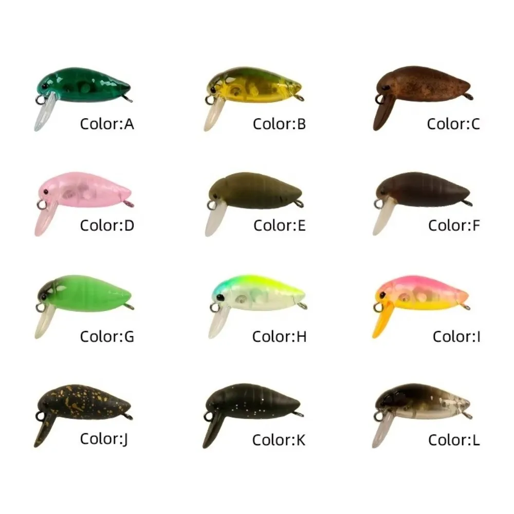 Señuelo minnow hundible para trucha con lengüeta ancha y cebo duro - imagen 5