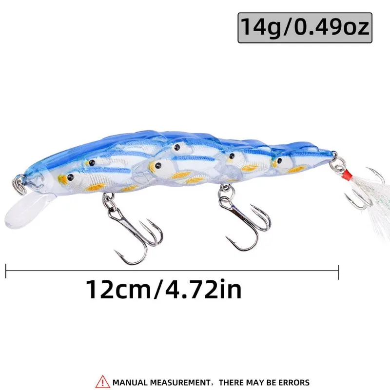 Señuelo Minnow flotante artificial para pesca con acción - imagen 3