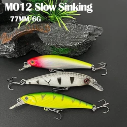 Señuelo Minnow hundimiento lento para lucio, lubina y depredadores