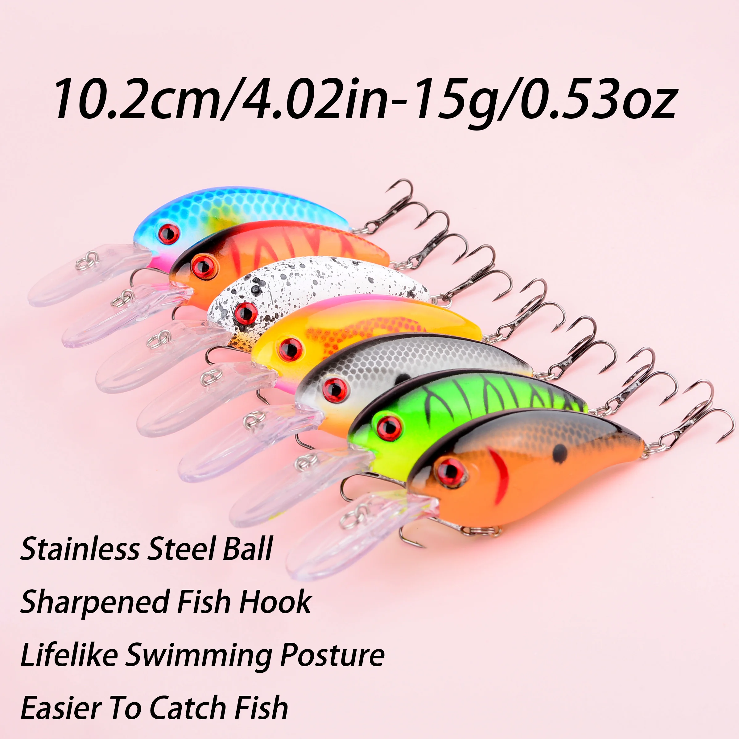 Magic Works Crankbait flotante con labio PCB para lubina y jerkbait - imagen 2