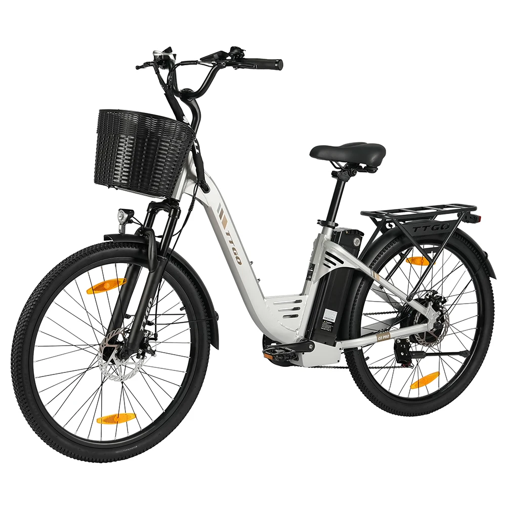 Vista general de la bicicleta eléctrica TTGO C2 PRO