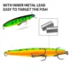 Señuelo minnow hundible de lanzamiento largo biónico, plástico - imagen 5
