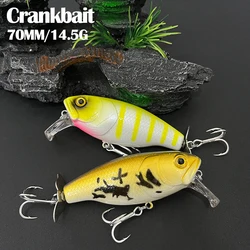 Señuelo crankbait vibrador con cola giratoria para agua salada
