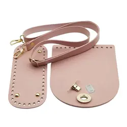 Base de Cuero PU para Bolsos DIY – Correa Tejida Artesanal