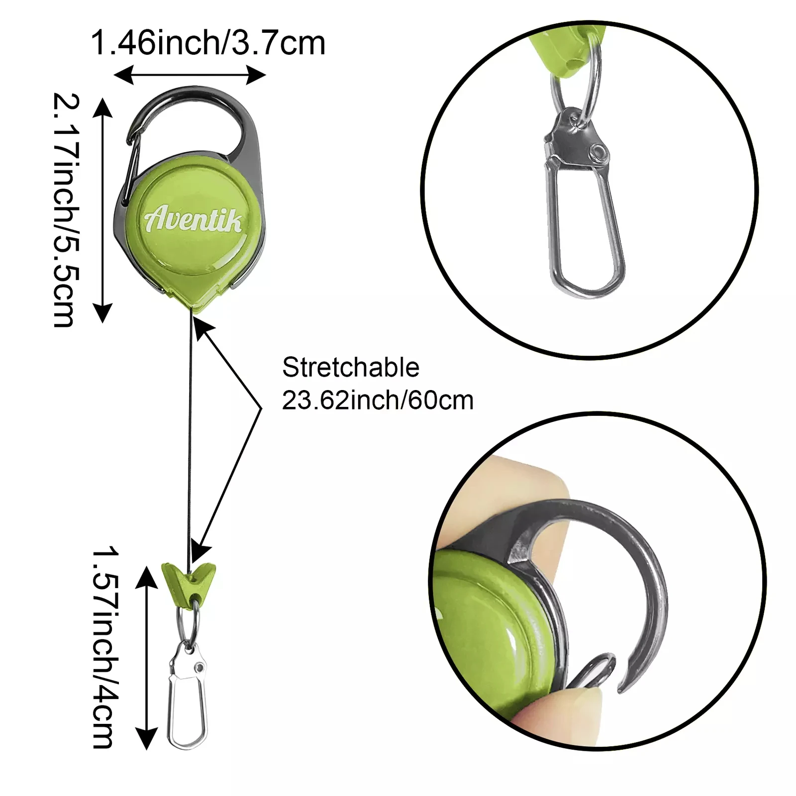 Cable de poliéster del retractor Aventik