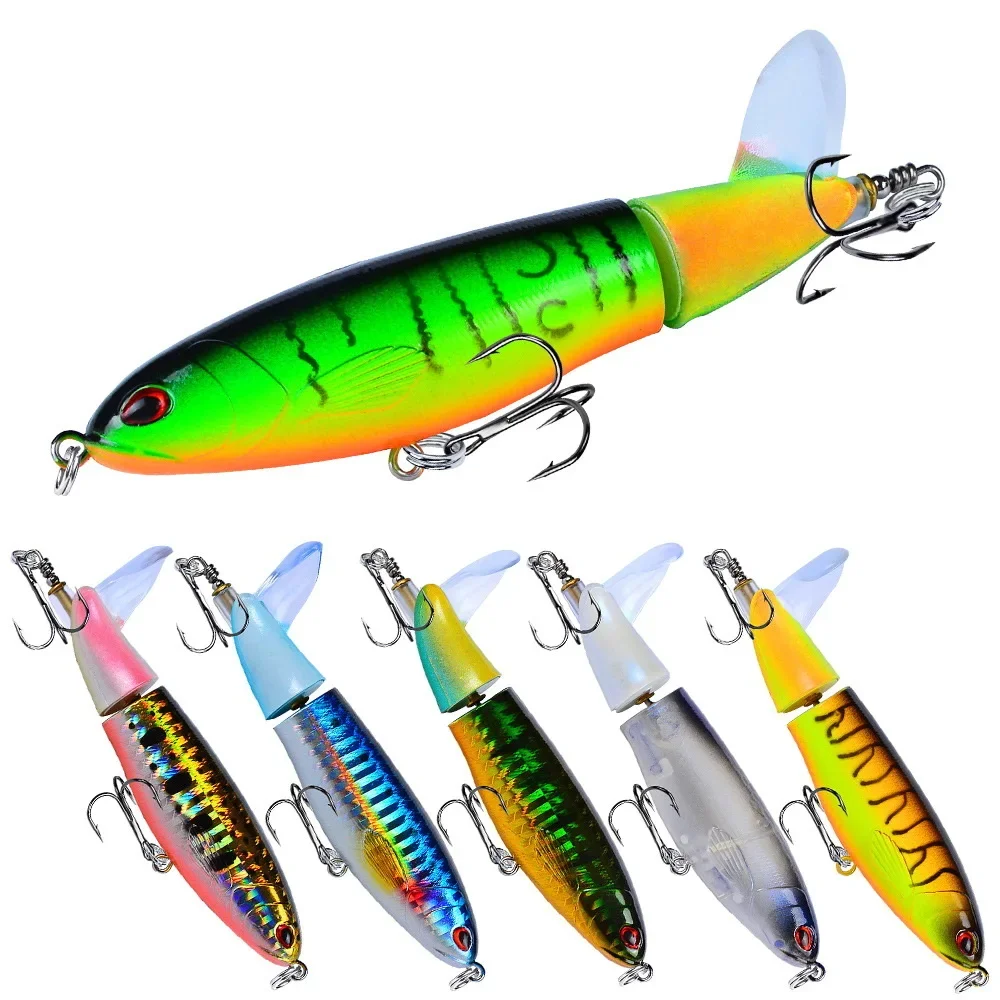 Popper Lápiz Topwater con Hélice Giratoria – Señuelo Superficial - imagen 4