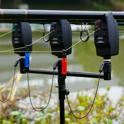 Alarma de picada inalámbrica Hirisi SR-4 LED para carpa ajustable