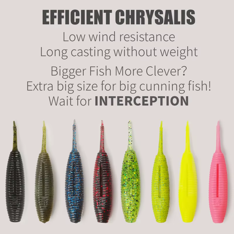 LUREHOLIC Girino Gigante Chrysalis – Swimbait cabeza de serpiente 9cm 9g para lubina - imagen 4