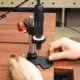 Soporte para taladro de grabado ajustable con base auxiliar y escala - imagen 2