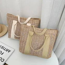 Bolso de pesca paja cremallera – colores tendencia mujer
