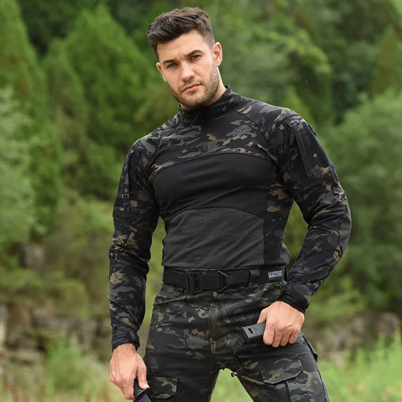 Han Wild Táctica camisa de pesca secado rápido