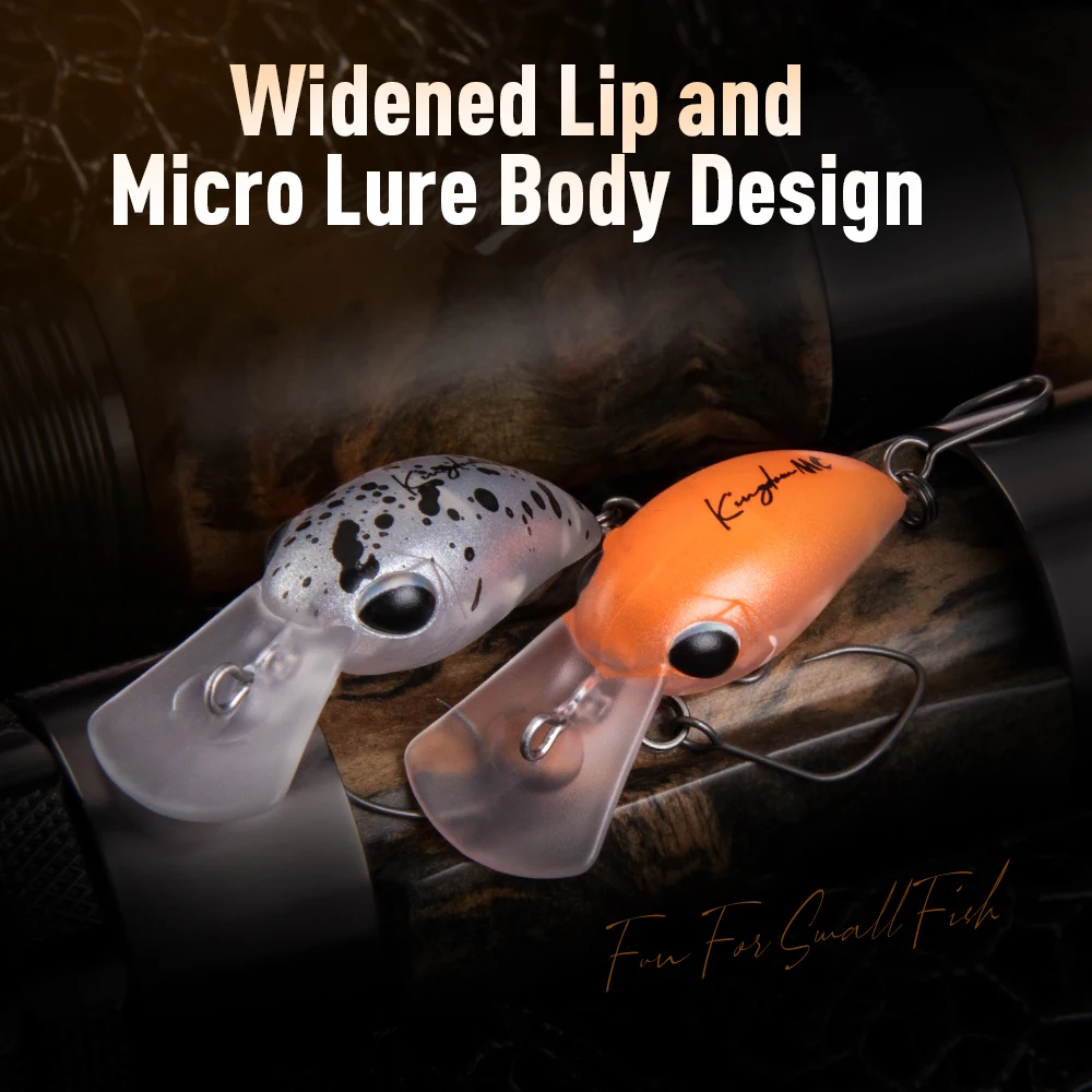 Kingdom Micro Expert Minnow – Señuelo flotante Topwater para trucha - imagen 3