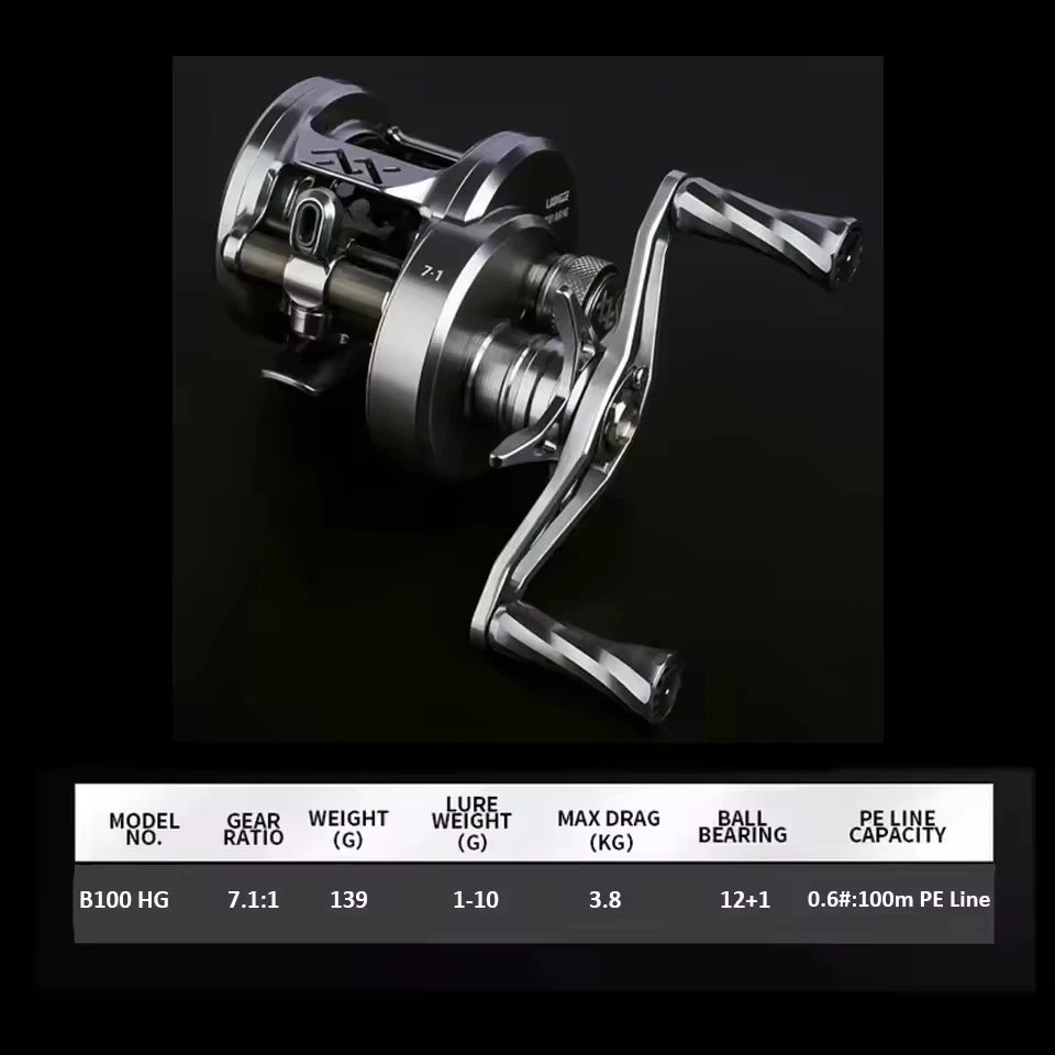 Carrete BFS Loongze B101MBS Air HG Airlite – Freno CNC Ultraligero - imagen 2