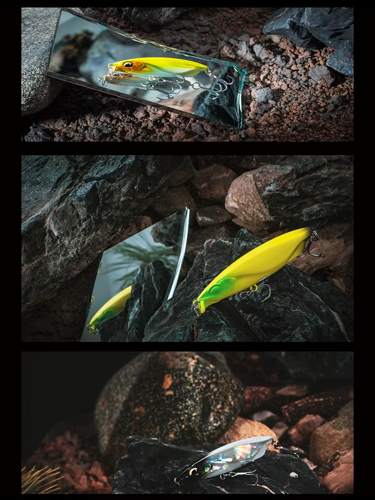 Ravencraft YY-PLUG Stickbait – Sumergible para trucha, Lucio y Lubina - imagen 2