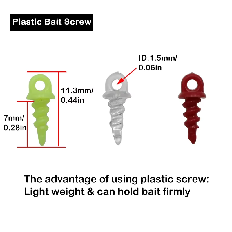 Tornillos cebo micro giratorio para Boilies – Aparejo Chod - imagen 4
