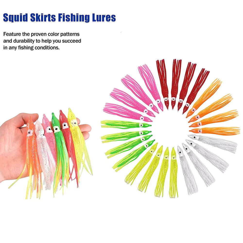 Señuelo Pulpo Jig para Pesca en Agua Salada con Movimiento Realista - imagen 5