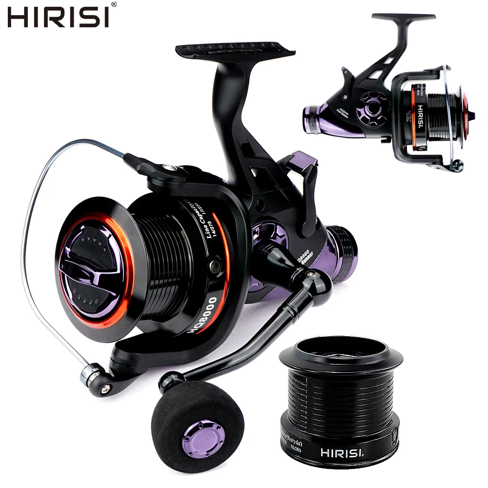 Hirisi HQ8000 Carrete spinning para pesca de carpa con freno suave