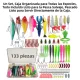 Kit de señuelos crankbait para lubina, trucha y lucio con cajas