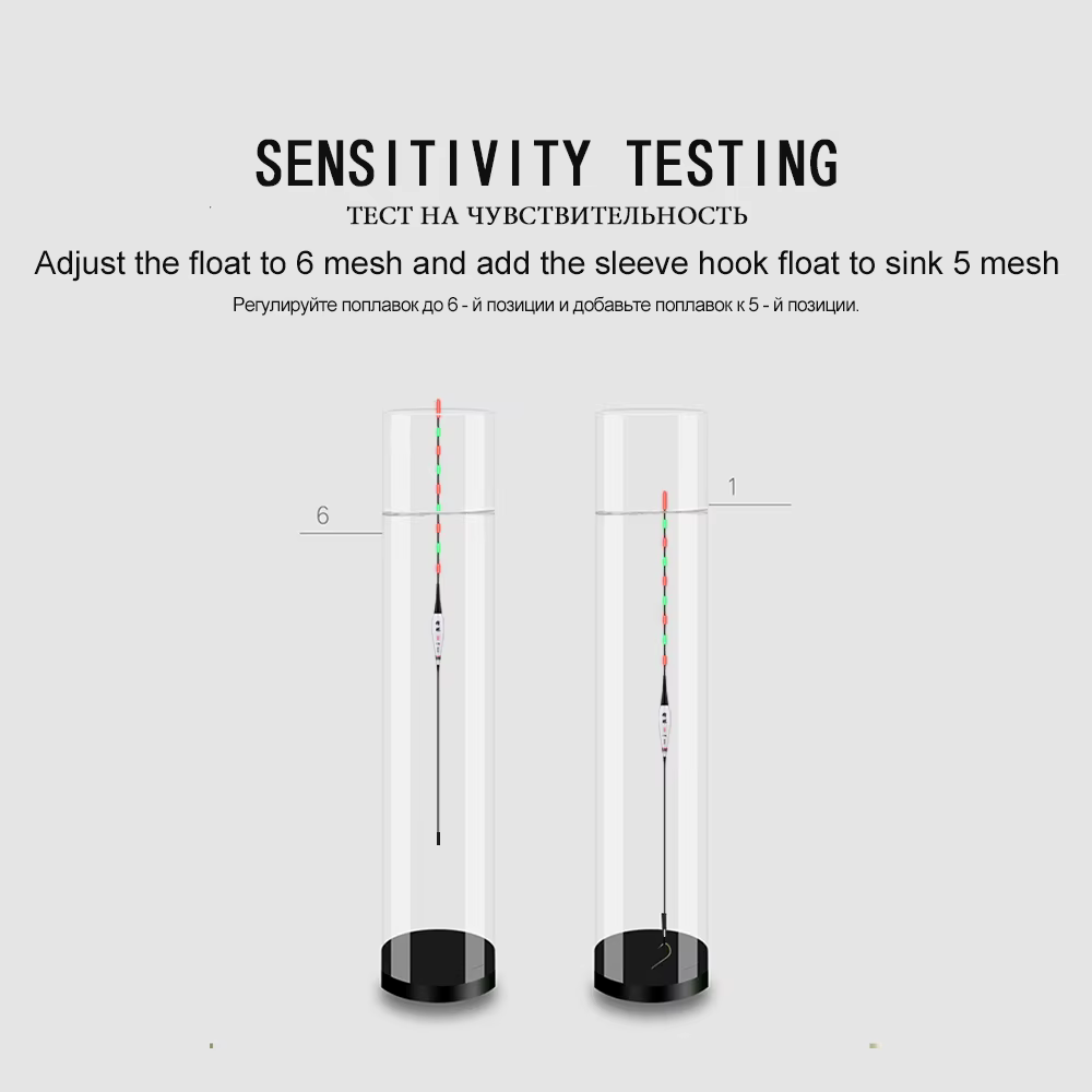 Nano flotador compuesto CR322 para carpa cruciana – sensible - imagen 5