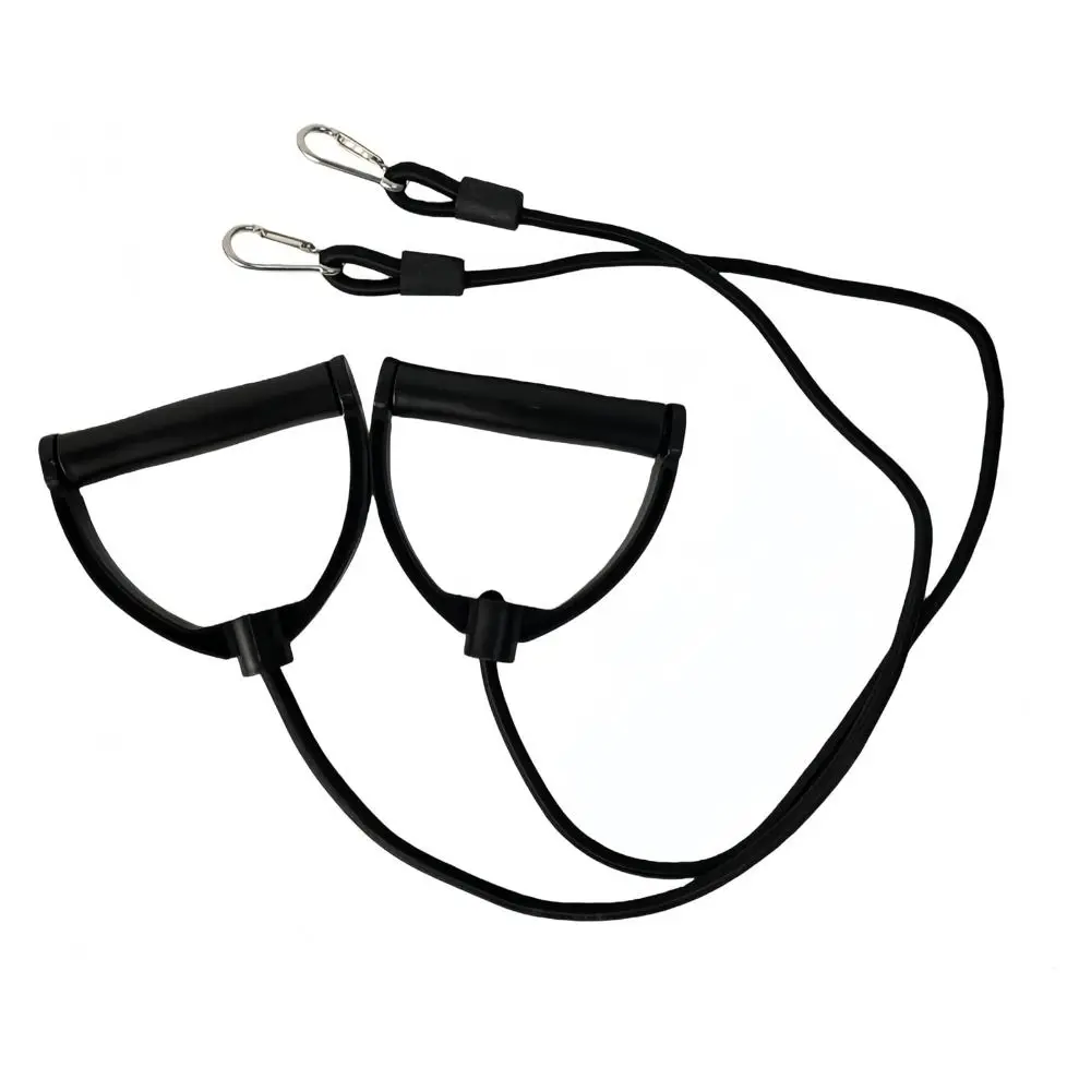 Bandas de resistencia con asa y pedal desmontable para fitness